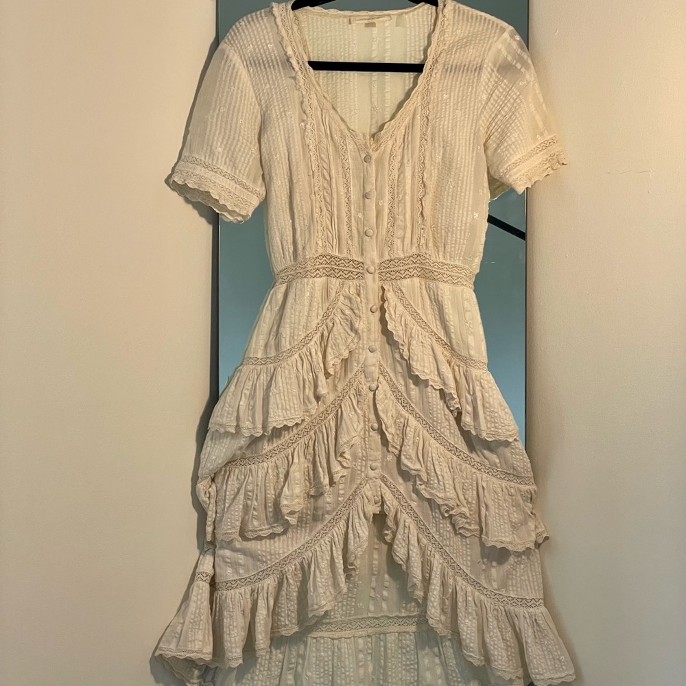 Love Shack Fancy Size 2 in Crème/White